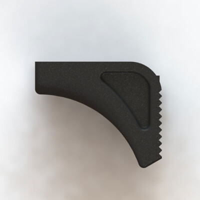 FIMS Firearms Session 1 Grip H Barricade Stop M-LOK Carbon Fiber Polymer Black