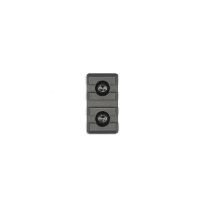 Midwest Industries M-Lok Rail Section Three Slot Aluminum Black MI-3MR