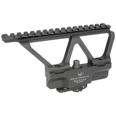 Midwest Industries Gen 2 AK Scope Rail Picatinny Black