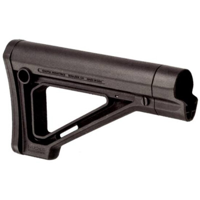 Magpul MOE Fixed AR-15 Carbine Stock Mil-Spec Polymer Black MAG480-BLK