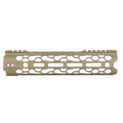 ODIN Works AR-15 9.5" M-LOK O2 Lite Free Float Forend FDE Finish