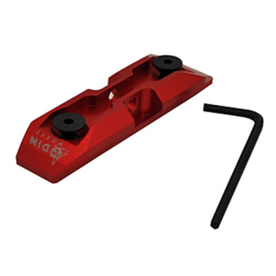 ODIN Works Low Profile KeyMod Bipod Adapter Red ACC-K-POD-RED       
