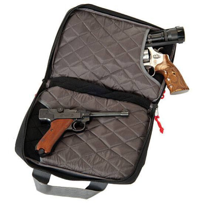 G Outdoors Wild About Shooting Quad Pistol Case Black GPS-1310PC
