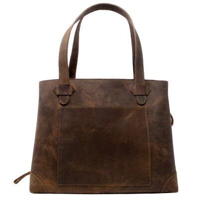 VersaCarry Conceal Carry Purse Leather Brown