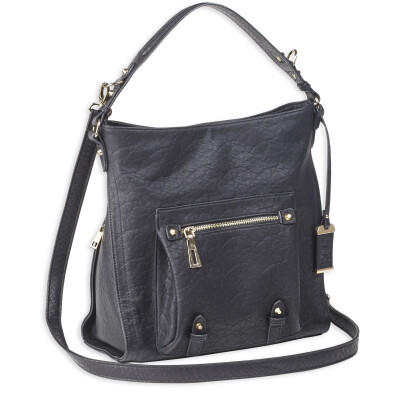 Bulldog Cases ANNA Hobo Style Purse With Concealed Holster in Black