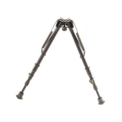 Harris Ultra-Light S-25C Swivel Bipod Sling Swivel Stud Mount 13.5" to 27" Telescoping/Folding Legs Aluminum Matte Black