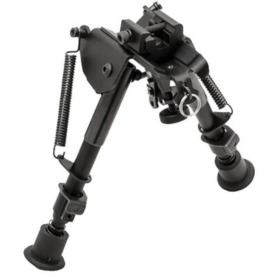 TRUGLO Tac-Pod Adjustable Bipod 9- 13" with Adapter Black TG8901L