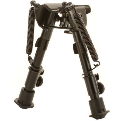 Sport Ridge Heavy Duty Bi-Pod 9"-13" Adjustable Height Matte Finish Black T9502A