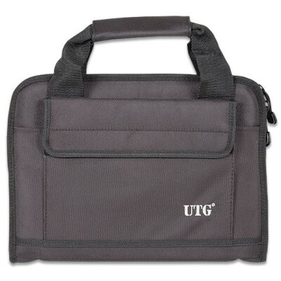 Leapers UTG Deluxe Pistol Case Black Securely Holds Two Handguns