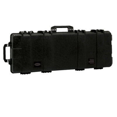 Boyt H52SG Single Long Gun Case 53.5"x14"x5" Water Resistant O-Ring Full Length Gasket High Density Egg Crate Foam Injection Molded Hard Case Matte Black Finish