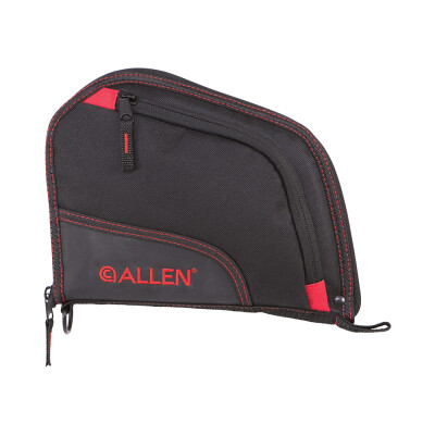 Allen Auto-Fit Handgun Case 9" Black/Red