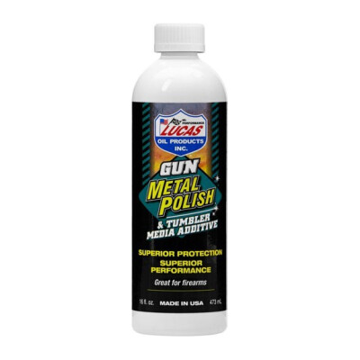 Lucas Oil Gun Metal Polish And Tumbler Media Additive 16 Fl Oz 10880