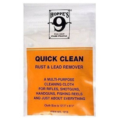 Hoppe's Quick Clean Rust & Lead Remover Cleaning Cloth 1215