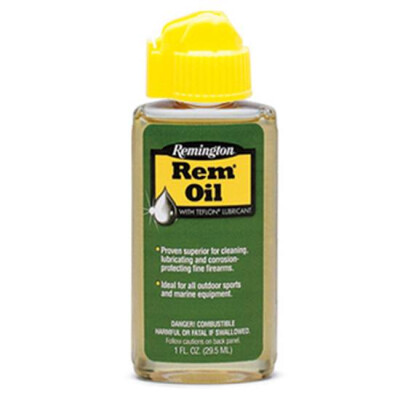 Remington Rem-Oil Liquid Gun Cleaner Lubrication Protection 1oz Bottle 26617