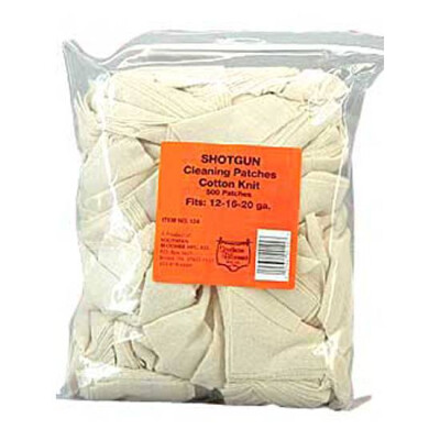 Southern Bloomer Shotgun Cotton Cleaning Patch RIbbed 3"x 3" Bag of 500 #124