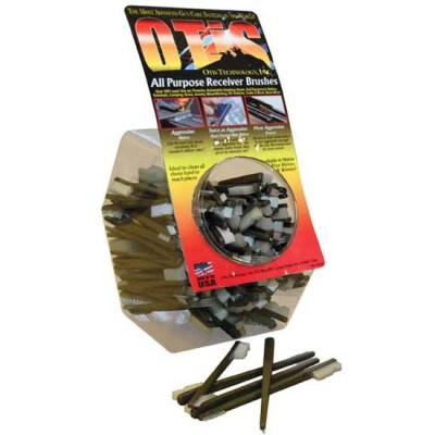 Otis All Purpose Receiver Brush, Nylon, Point of Purchase Display 150 Count Plastic Box