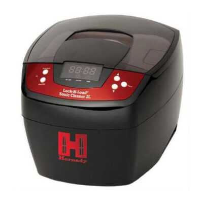 Hornady Lock-N-Load Sonic Cleaner Two Liters 110 Volts Polymer Black 043320