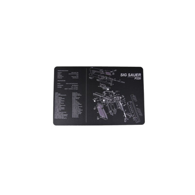 JE Machine 11" x 17" Handgun Cleaning Mat with Sig Sauer P220 Imprint