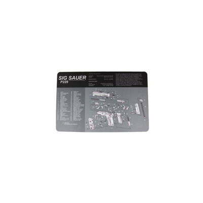 JE Machine 11" x 17" Handgun Cleaning Mat with Sig Sauer P226 Imprint