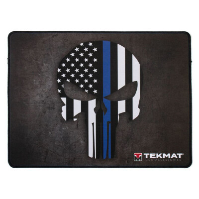 TekMat Punisher Blue Line Ultra Premium Gun Cleaning Mat Neoprene