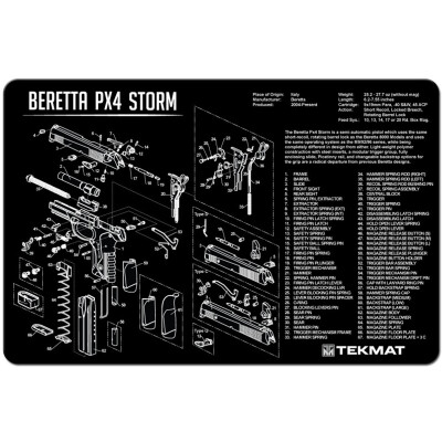 TekMat Beretta PX4 Storm Gun Cleaning Mat Neoprene