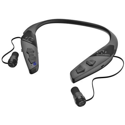 Walker's Razor-X 3.0 Behind the Neck Rechargeable Electronic Ear Plugs Bluetooth Black