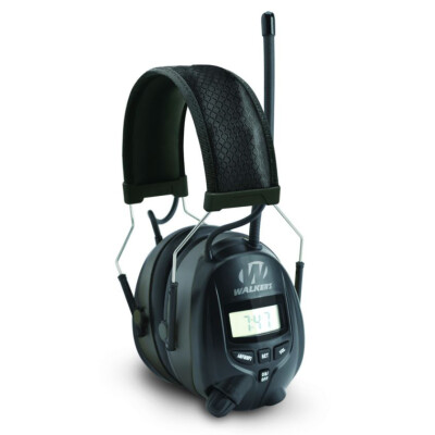 Walker's Game Ear AM/FM Radio Electronic Ear Protection Digital Black