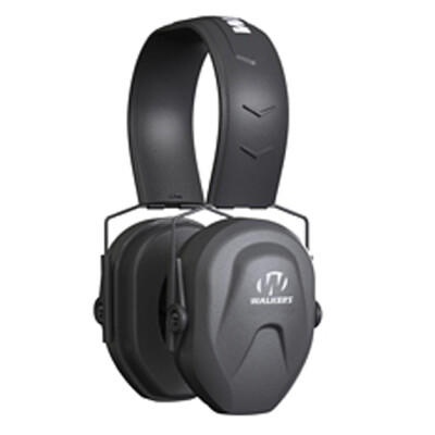 Walker's Game Ear Razor Compact Passive Youth/Women's Folding Earmuffs 23 dB Noise Reduction Rating Black