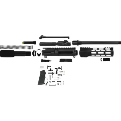 TacFire AR-15 Unassembled Pistol Kit .45 ACP 7.5" Barrel M-LOK Handguard Black