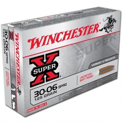 Winchester Super-X .30-06 Springfield Ammunition 200 Rounds JSP 125 Grains