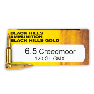 Black Hills Gold 6.5 Creedmoor Ammunition 20 Rounds GMX 120 Grain