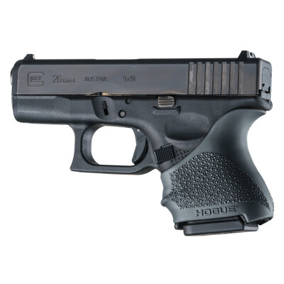 Hogue Handall Beavertail Slip-On Grip Sleeve for Glock 26/27/33 Black