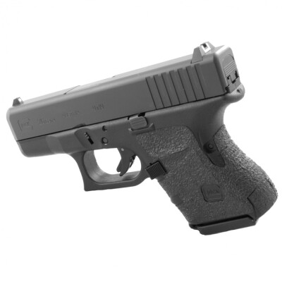 TALON Grips for Glock Gen4 Subcompact Models 26/ 27/ 28/ 33/ 39 with Medium Backstrap Rubber Adhesive Grip Black