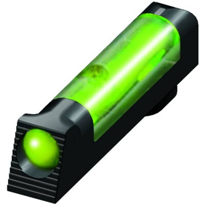 HiViz Front Sight For Glock Green Fiber Optic Steel Black GL2009-G