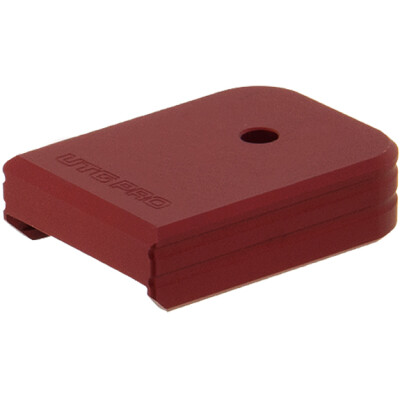 Leapers UTG PRO +0 Base Pad for Glock Large Frame, Matte Red Aluminum