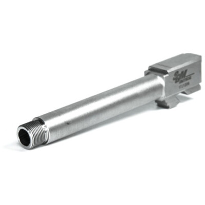 SGM Tactical Match Grade Barrel For Glock 17 Threaded Stainless SGMTGB17TS
