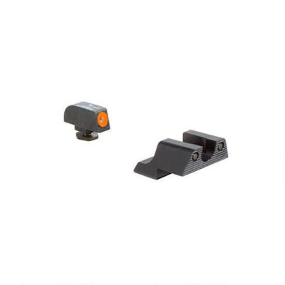 Trijicon HD Night Sights Set For Glock 42 Tritium Orange Front Outline Steel 600785