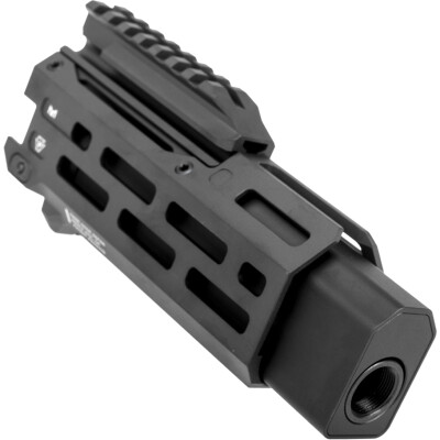 Strike Industries 6" Handguard for CZ EVO Free Float M-LOK Dummy Can Aluminum Black