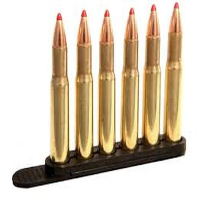 TUFF Quickstrips 6 Round Rifle Speed Loader .44/.45/.460 Caliber Black 2 Pack 7002-BP-644