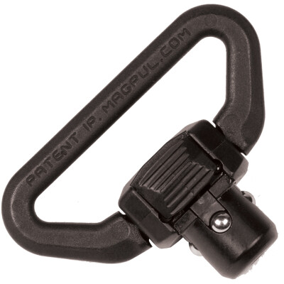 Magpul Quick Detach QDM Heavy Duty Push Button Sling Swivel 1-1/4" Sling Loop Steel Melonite Finish Matte Black MAG543