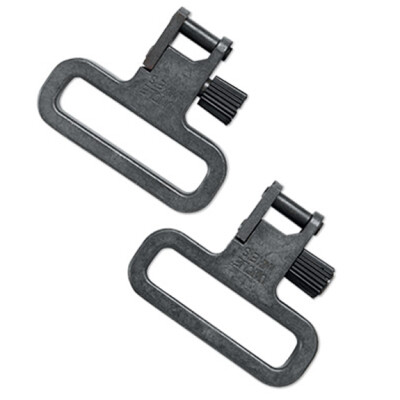 Uncle Mike's Super Heavy Duty Mil-Spec Swivels 1.25" Swivel Loop Steel Construction Silver Finish