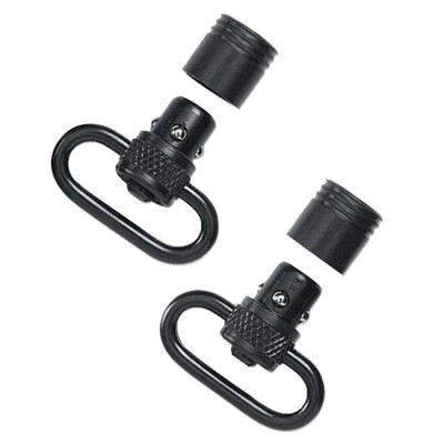 Uncle Mike's Push Button Quick Detach 1" Swivels Blued 2 Pack MO10112