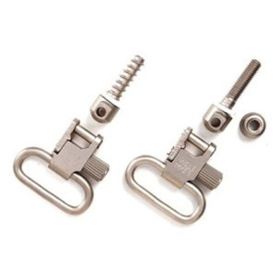 Uncle Mike's Quick Detachable 1" Super Swivels Nickel Plated 1002-2