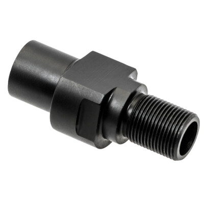 CMMG Thread Adapter PS90/P90 To 1/2"x28 Steel Matte Black 57DA53A