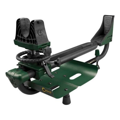 Caldwell Lead Sled DFT-2 Shooting Rest with Weight Tray Adjustable Tube Steel Frame Green and Black