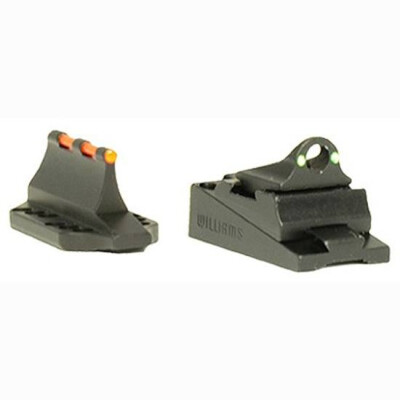 Williams Fire Sights Vent Rib Shotgun Ghost Ring Sight Set Aluminum Black 71036