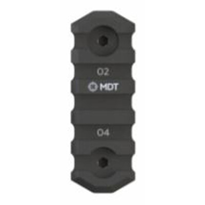 MDT 2.5" M-LOK Picatinny Rail Aluminum Black
