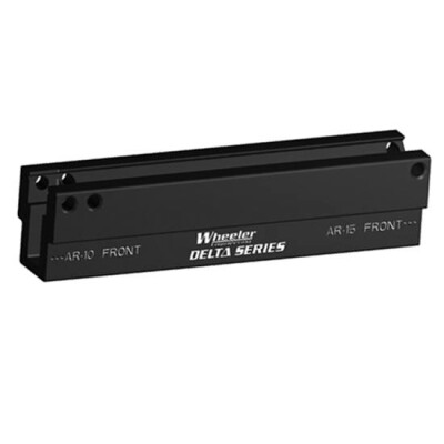 Wheeler Delta AR-15 Upper/Picatinny Rail Vise Block Aluminum Black 156888