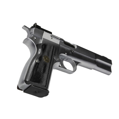 Pachmayr Renegade Wood Laminate Grips Browning Hi Power Smooth Charcoal 63281