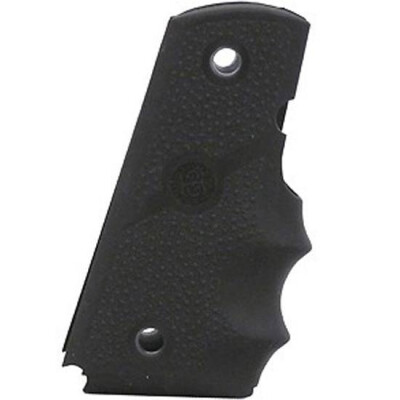 Hogue Grip 1911 Full Size Finger Grooves Cobblestone Rubber Black 45000